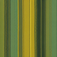 Green striped textile art